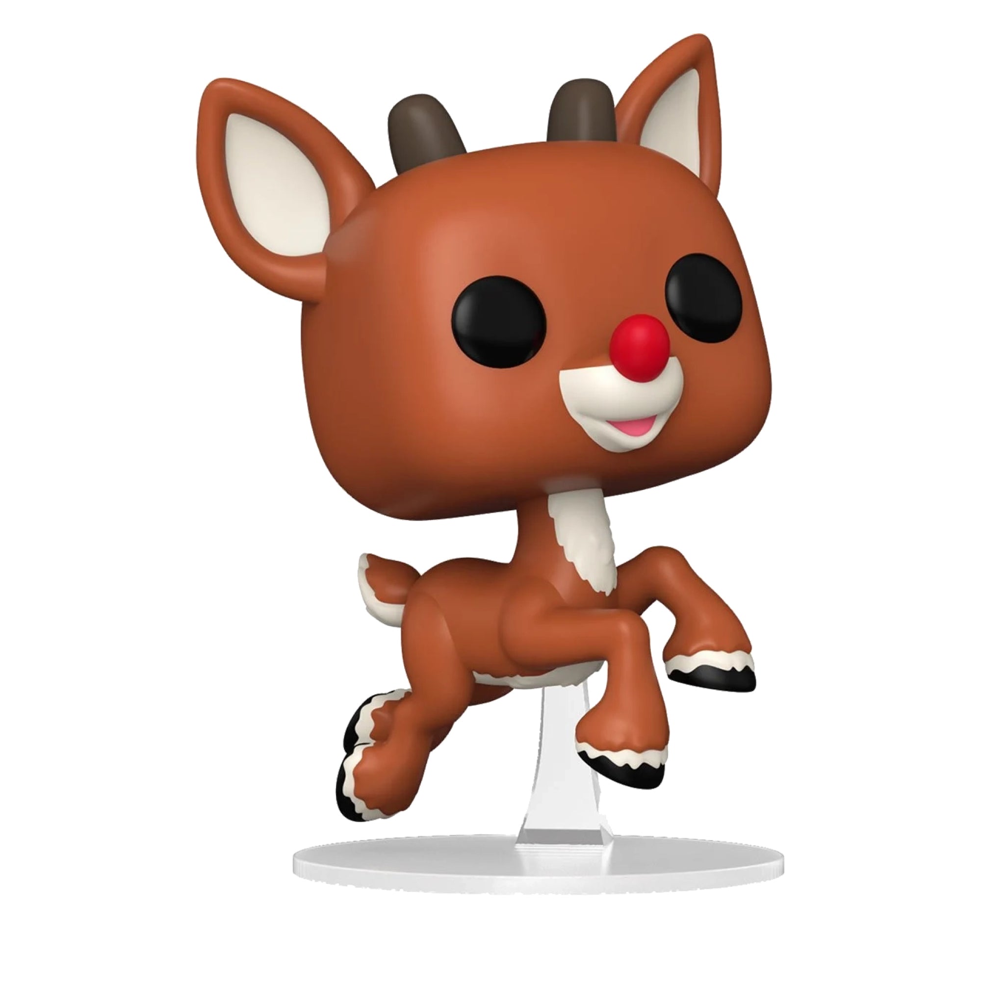 Rudolph (Flying) Funko Pop #1568 with Protective Case – 60th Anniversary Holiday Vinyl Figure Bundle