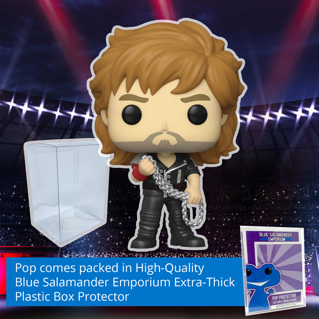 Duran Duran Simon Le Bon Wild Boys Funko Pop #327 with Protective Case – Funko Rocks Vinyl Figure Bundle