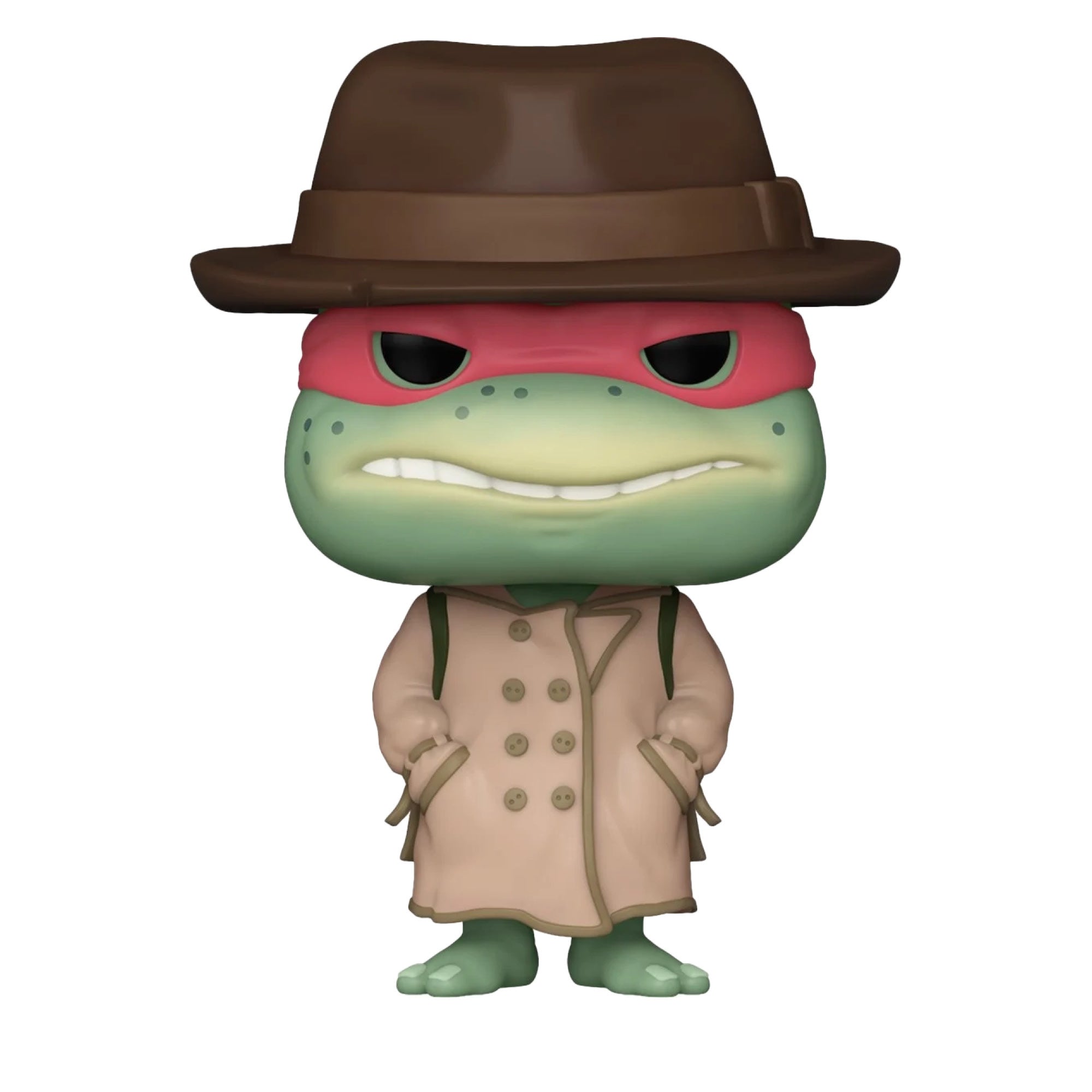 TMNT Raphael with Coat and Hat Funko Pop #1612 with Protective Case – 1990 Movie Vinyl Figure Bundle