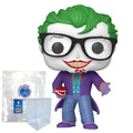 Batman 85th Anniversary The Joker with Teeth Funko Pop #517 with Protective Case – Batman 1989 Vinyl Figure Bundle