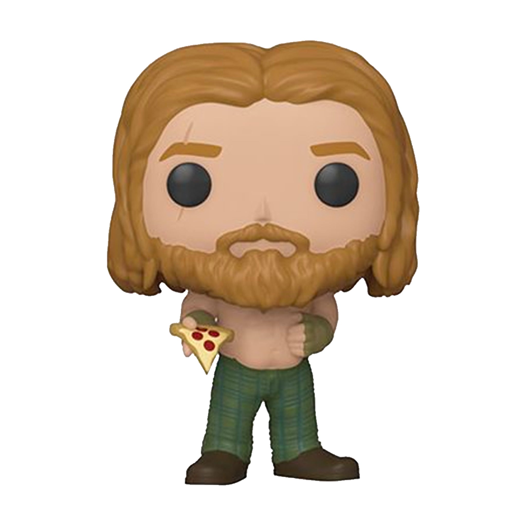 Avengers Endgame Bro Thor with Pizza Funko Pop #578 with Protective Case – Marvel Vinyl Bobblehead Bundle