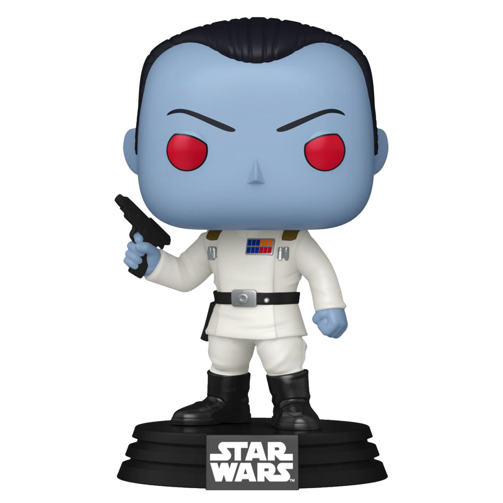 Grand Admiral Thrawn Funko Pop #683 with Protective Case – Star Wars Ahsoka Vinyl Figure Bundle