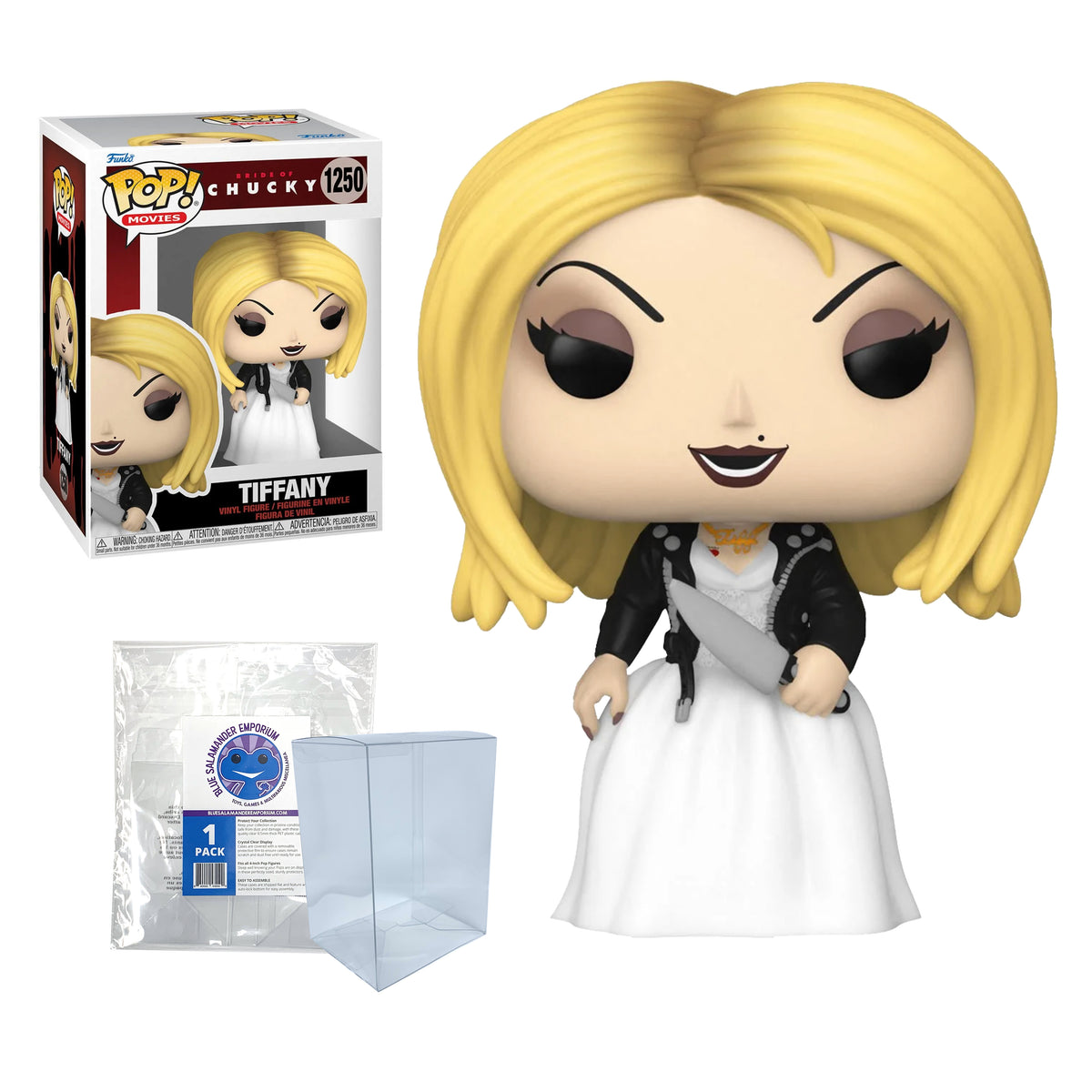Funko Pop! Movies Bride of Chucky Tiffany #1250 Vinyl Figure Packed in Hard Protector Case