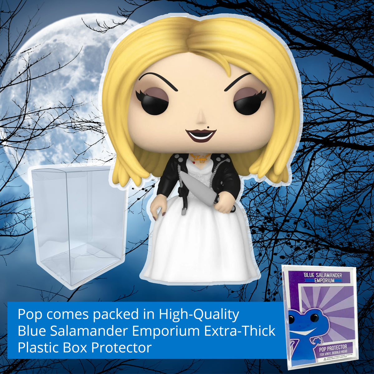 Funko Pop! Movies Bride of Chucky Tiffany #1250 Vinyl Figure Packed in Hard Protector Case