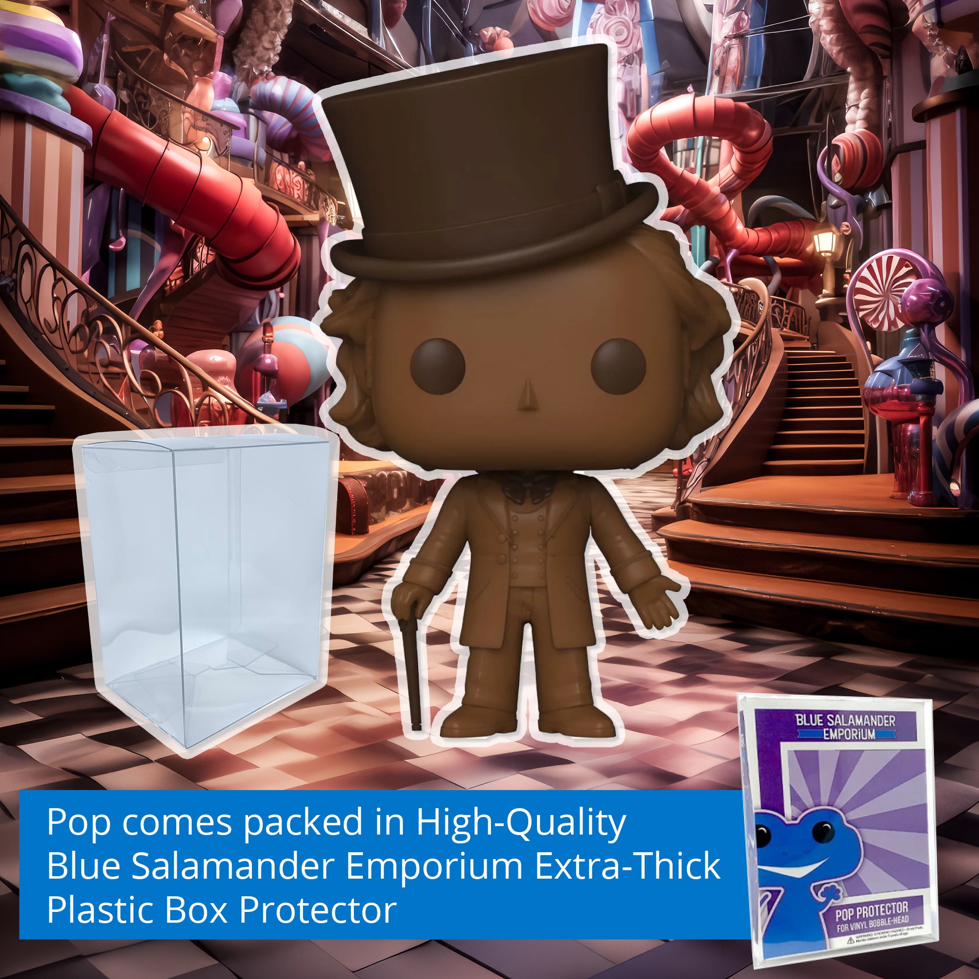 Willy Wonka Scented Funko Pop #1669 with Protective Case