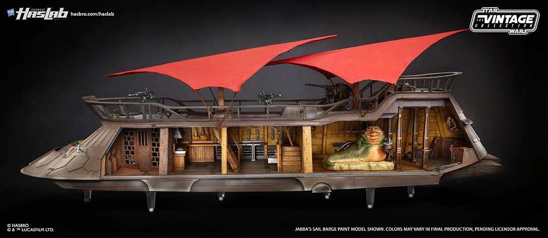 Star Wars HasLab Jabba's Sail Barge (The Khetanna) Vintage Collection - Factory Sealed, Never Opened