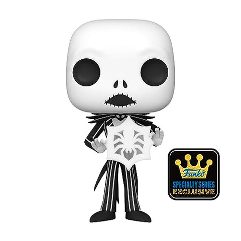 The Nightmare Before Christmas 30th Anniversary – Jack Skellington with Snowflake #1385 Specialty Series Funko Pop + Protective Case