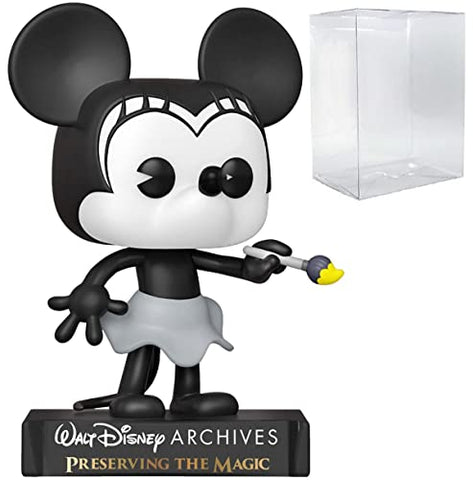 Disney Archives: Plane Crazy Minnie (1928) Funko Pop + Protective Case