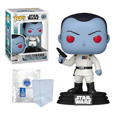 Ahsoka: Grand Admiral Thrawn #683 Funko Pop + Protective Case