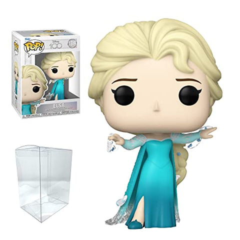 Disney 100 Elsa #1319 Funko Pop + Protective Case