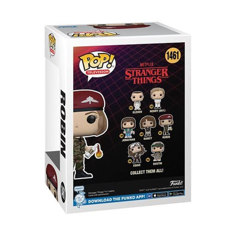 Stranger Things - Robin with Cocktail #1461 Funko Pop + Protective Case