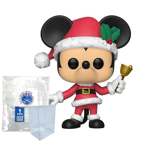 Holiday Mickey #612 Funko Pop + Protective Case