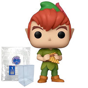 Peter Pan 70th Anniversary: Peter Pan with Flute #1344 Funko Pop + Protective Case