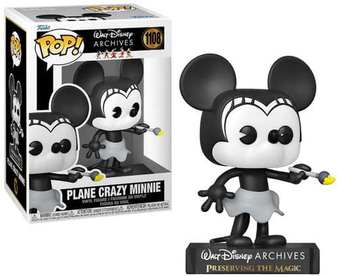 Disney Archives: Plane Crazy Minnie (1928) Funko Pop + Protective Case