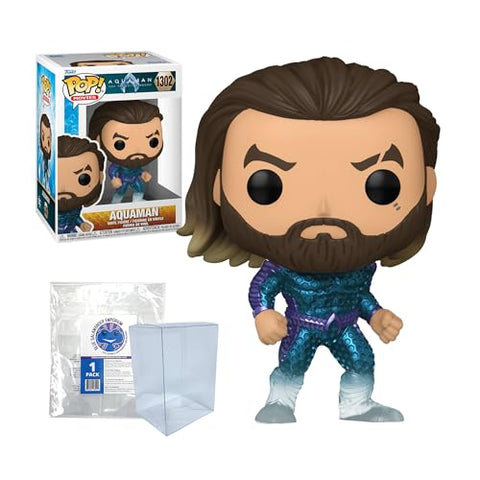 Aquaman and The Lost Kingdom: Aquaman Stealth #1302 Funko Pop + Protective Case