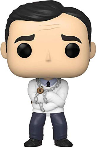 The Office - Straitjacket Michael Scott Funko Pop + Protective Case