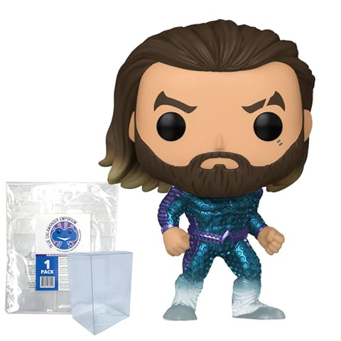 Aquaman and The Lost Kingdom: Aquaman Stealth #1302 Funko Pop + Protective Case