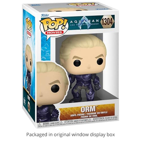 Aquaman and The Lost Kingdom: Orm #1304 Funko Pop + Protective Case