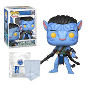 Avatar The Way of Water: Jake Sully (Battle) #1549 Funko Pop + Protective Case