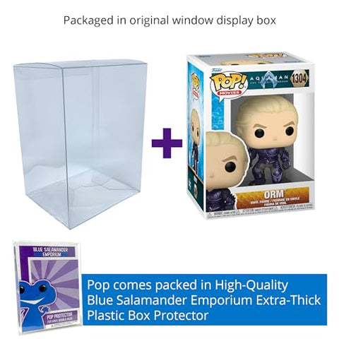 Aquaman and The Lost Kingdom: Orm #1304 Funko Pop + Protective Case