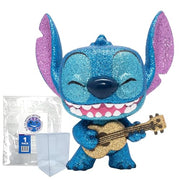 Disney: Stitch with Ukulele Diamond Glitter #1044 - Entertainment Earth Exclusive Funko Pop + Protective Case