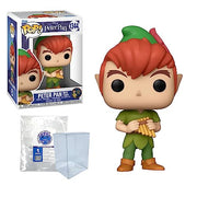 Peter Pan 70th Anniversary: Peter Pan with Flute #1344 Funko Pop + Protective Case