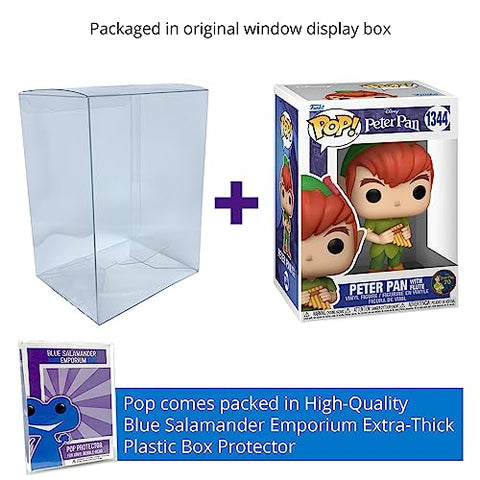 Peter Pan 70th Anniversary: Peter Pan with Flute #1344 Funko Pop + Protective Case