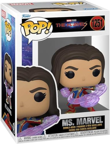 The Marvels - Ms. Marvel (Kamala Khan) Funko Pop + Protective Case