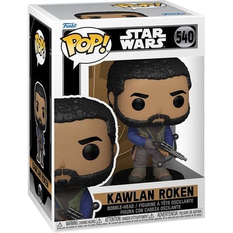 Star Wars: OBI Wan- Kawlan Roken #540 Funko Pop + Protective Case