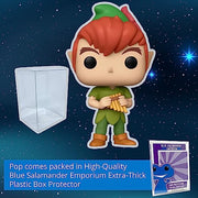 Peter Pan 70th Anniversary: Peter Pan with Flute #1344 Funko Pop + Protective Case