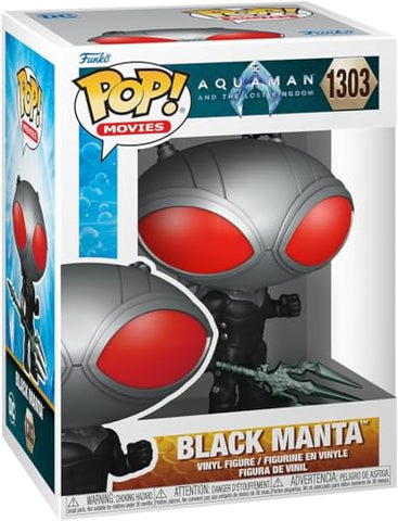 Aquaman and The Lost Kingdom - Black Manta Funko Pop + Protective Case