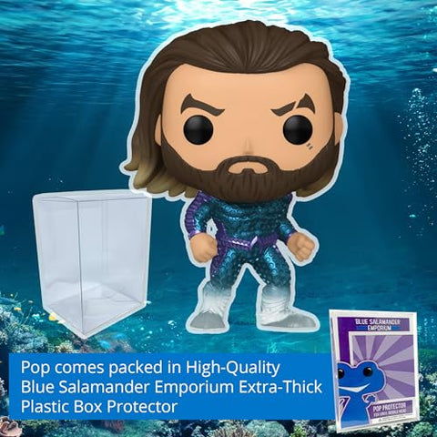 Aquaman and The Lost Kingdom: Aquaman Stealth #1302 Funko Pop + Protective Case