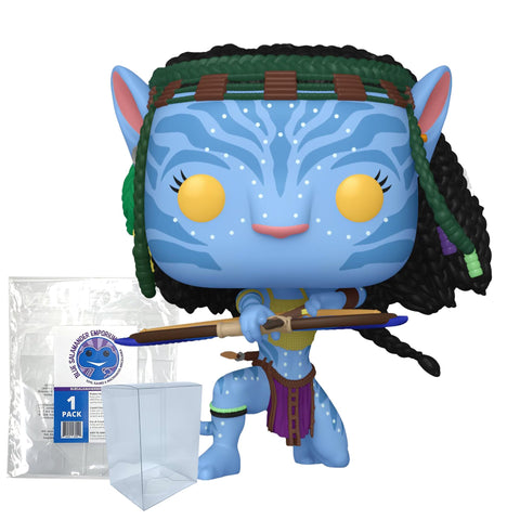 Avatar The Way of Water: Neytiri (Battle) #1550 Funko Pop + Protective Case