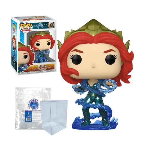 Aquaman and The Lost Kingdom: Mera #1306 Funko Pop + Protective Case