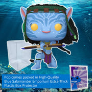 Avatar The Way of Water: Neytiri (Battle) #1550 Funko Pop + Protective Case